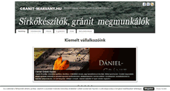 Desktop Screenshot of granit-marvany.hu